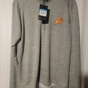 Nike Player Issue PE Phoenix Suns Zip Training Warm-Up Shirt Sz Med CN3300-002